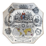 Assiette porcelaine jubile reine victoria
