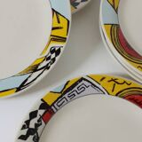 Set of 80's plates