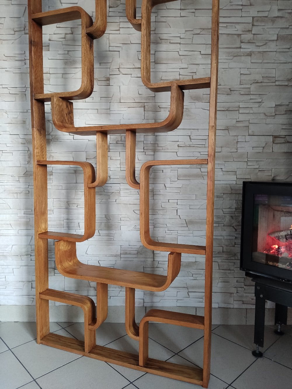 Room divider by L. Volák for Dřevopodnik Holešov, Czechoslovakia, 1960s