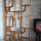 Room divider by L. Volák for Dřevopodnik Holešov, Czechoslovakia, 1960s