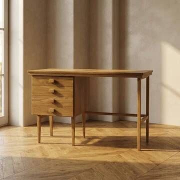 Bureau vintage des années 50 pour femmes par Hikor, Tchécoslovaquie, années 1980, 110 × 45 × 75 cm
