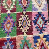 Tapis Berbere Boucherouite 90x200 Cm