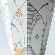 Lampe de table Art Déco vintage par Royal Delft, céramique peinte à la main