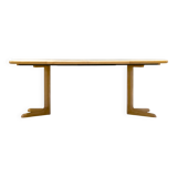 Danish Double Extending Oak Dining Table from Skovby, 1960s
