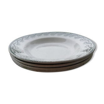Lot of hollow plates Terre de Fer