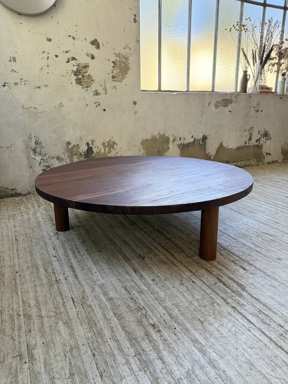 50s round tripod coffee table