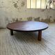 Table basse ronde tripode années 50