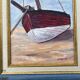 Peinture Marine, Bateau sur la Plage cecile mesmin