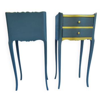 2 Louis XV style bedside tables