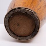 Curved wooden umbrella stand 1960s France