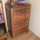 Art Deco chest of drawers 1940 vintage