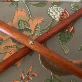 Wood and fabric magazine holders