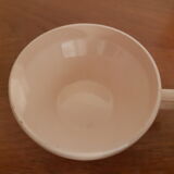 Coffee and tea service in faience of Saint Amand, pink, art deco