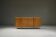Brutalist design oak sideboard, Belgium.