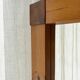 Large Danish pine wall mirror 1970s