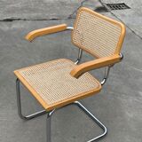 Cesca chair B64 with armrests by Marcel Breuer Design