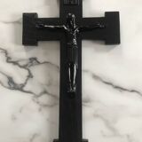 Antique black monochrome crucifix