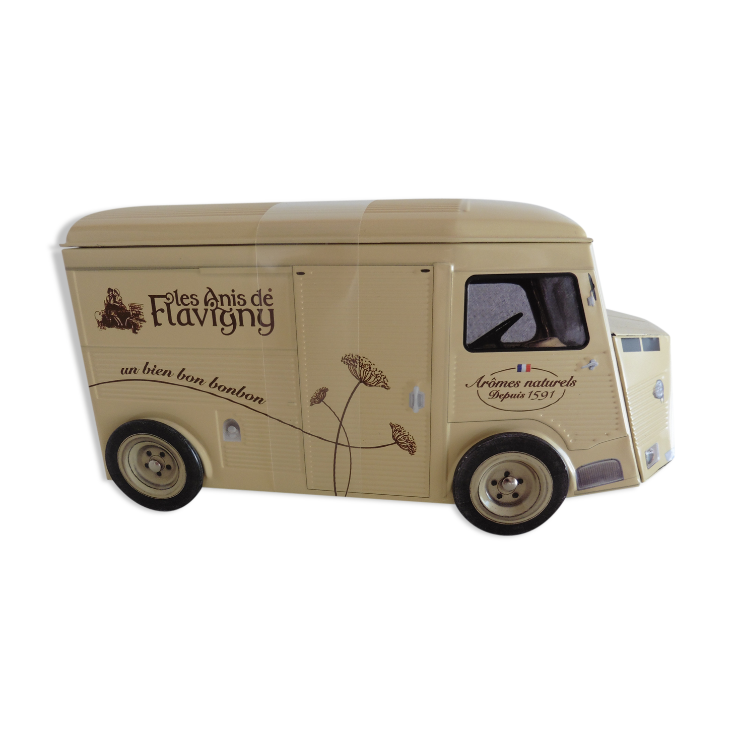 Citroen tube hy. metal box. anis candy