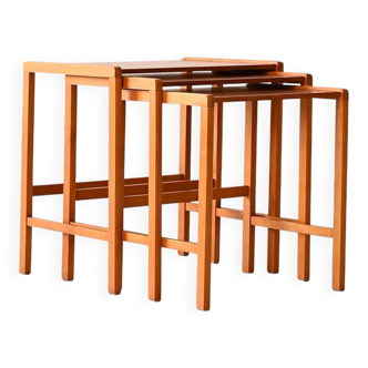 Set of 3 Scandinavian nesting tables