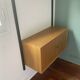 Wall shelf wood and metal