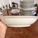 Large Deep Plate 29cm Salad Bowl Limoges Porcelain Blue Gold Betoule Legrand