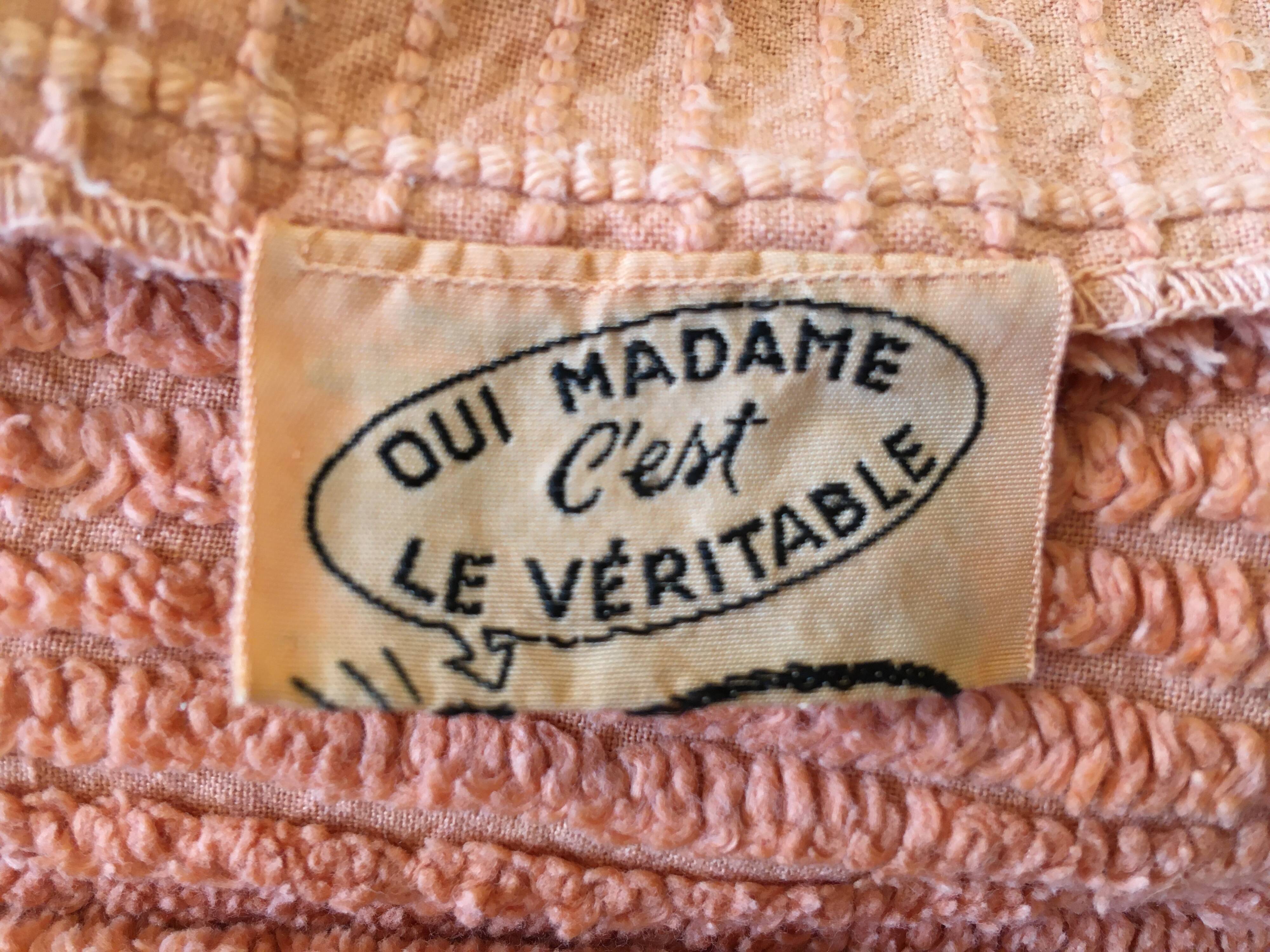 Candelwick plaid bedspread