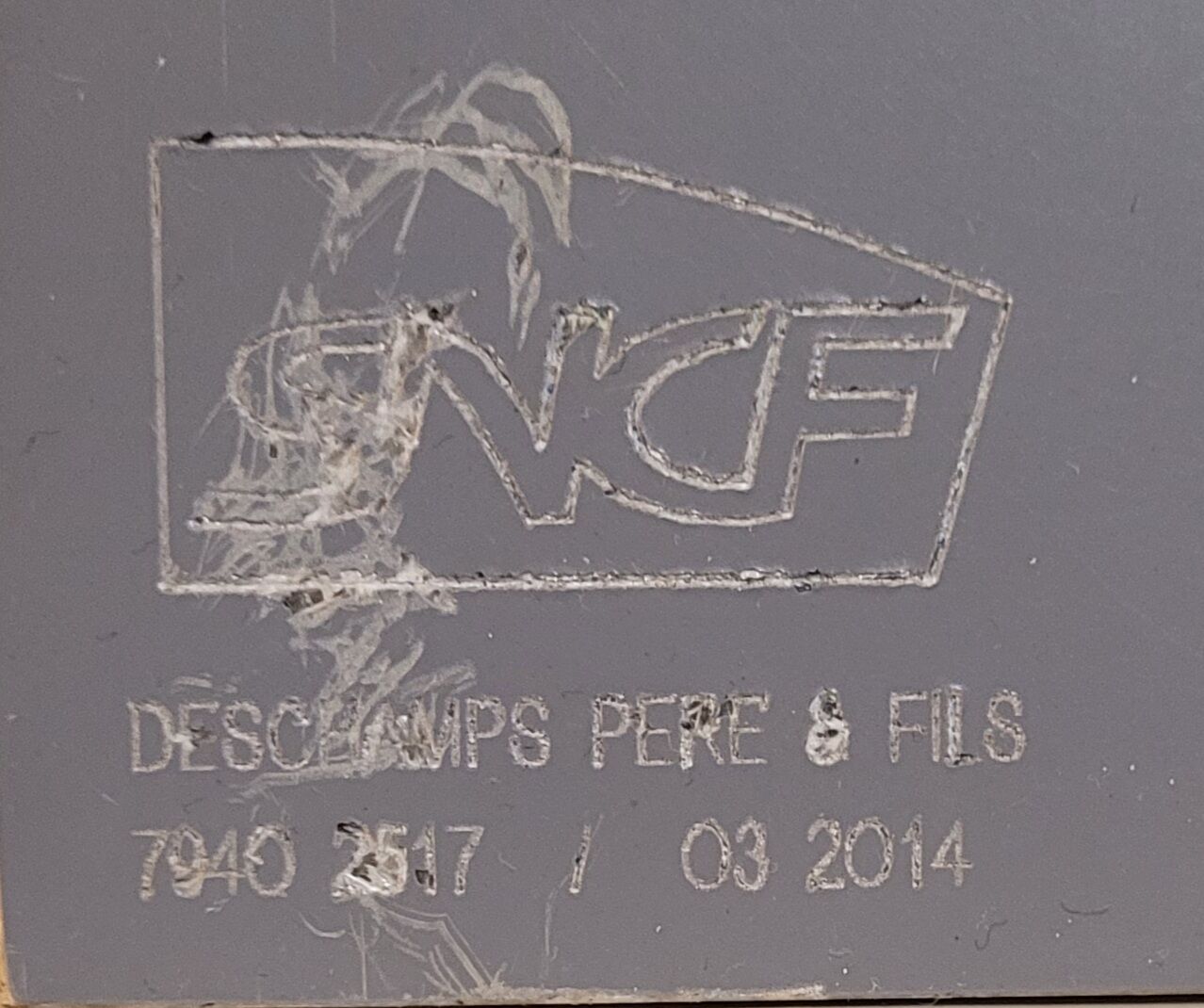 Vintage SCNF panel