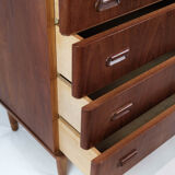 Chest of drawers in teak with four drawers, of Danish design, 1960s