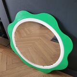 Plastic flower mirror by Finnish designer Makisen Kuvastin