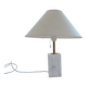Mid-century solid marble table lamp Bergbom Sweden 1960s
