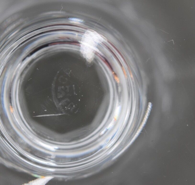 6 Saint Louis crystal water glasses Massenet model