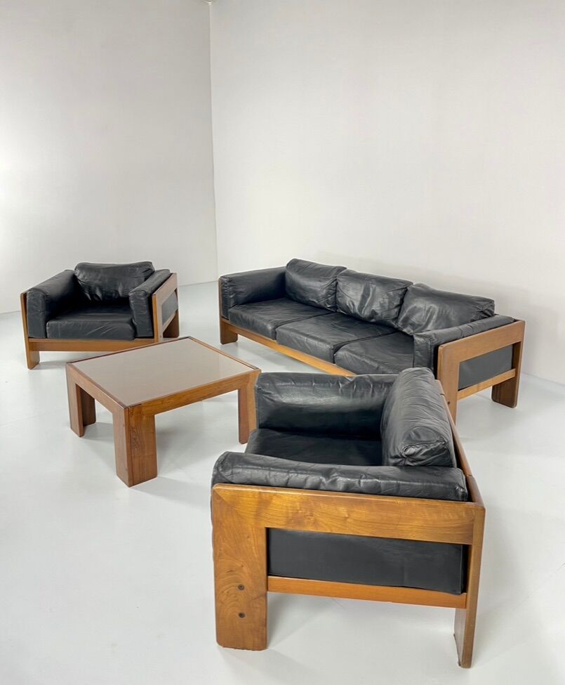 Salon set "Bastiano" by Tobia Scarpa & Afra Scarpa for Gavina, Italy 1960s.