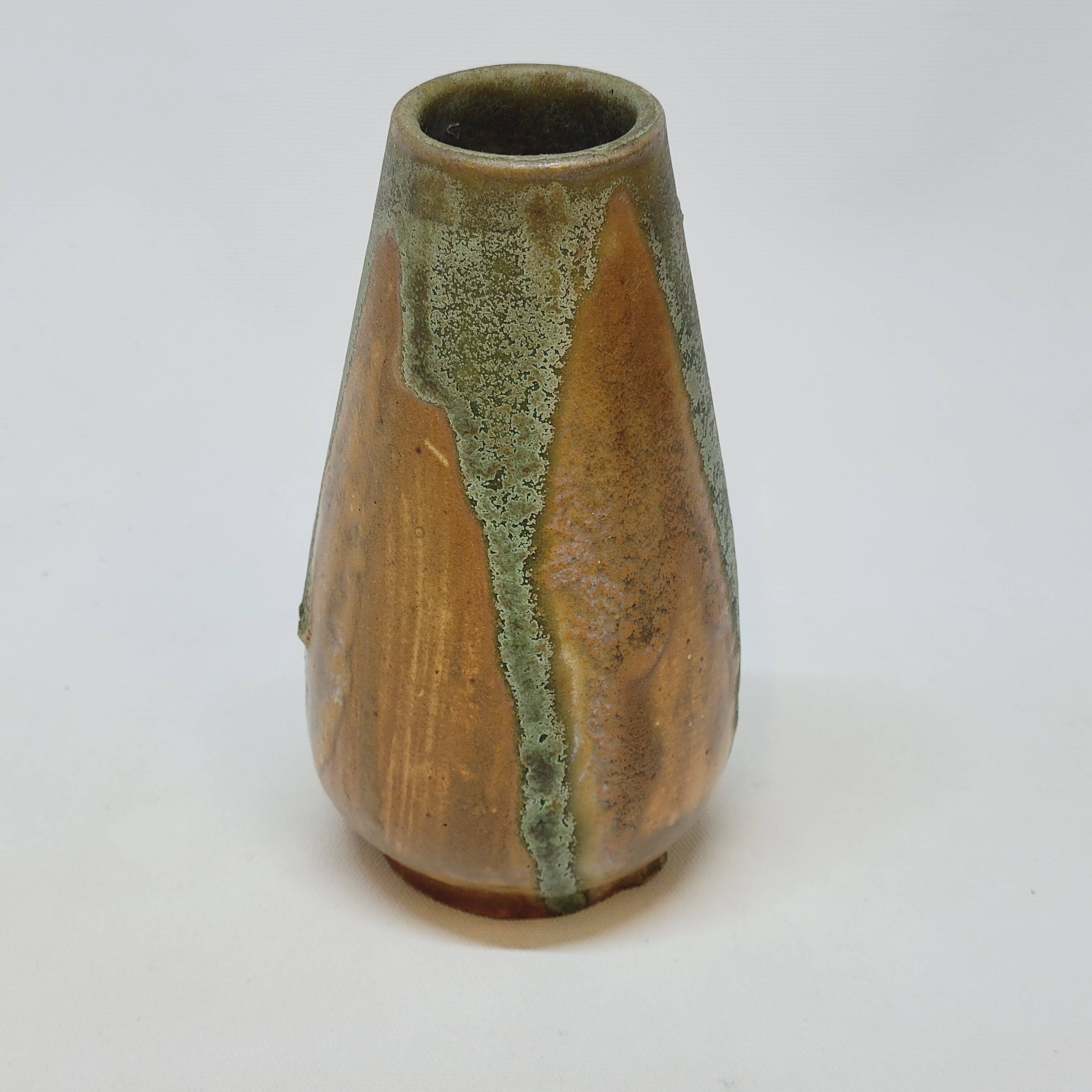 Enameled Stoneware Vase L'artisan L Artisan Pratique Art Nouveau Style Denbac