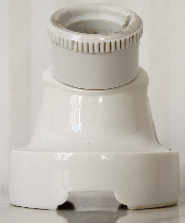 Old porcelain wall light