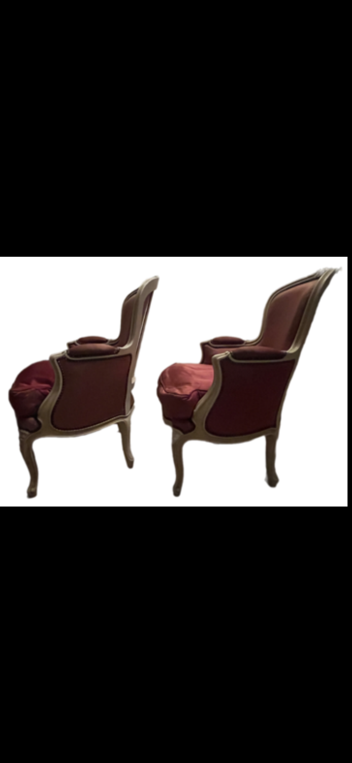 Pair of armchairs, Louis XV style