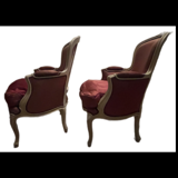 Pair of armchairs, Louis XV style