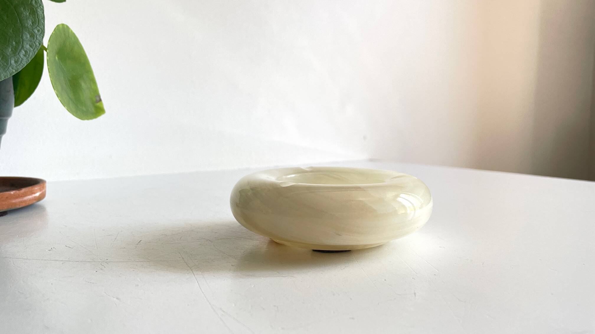 VINTAGE MARBLE ASHTRAY