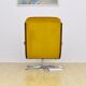 Swivel armchair in velor upholstery, 1970s