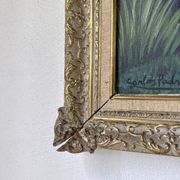 Framed oil painting "forest"