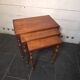 Nest of tables in cherry wood