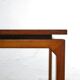 Extendable teak dining table by Gérard Guermonprez for Magnani editions