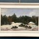 Original Swedish Oil on Panel “Winter Landscape” Vintage & Framed