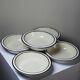 8 bowls/deep plates Denby England in stoneware vintage 80s-90s