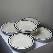 8 bols, assiettes creuses Denby England en grès, années 80-90