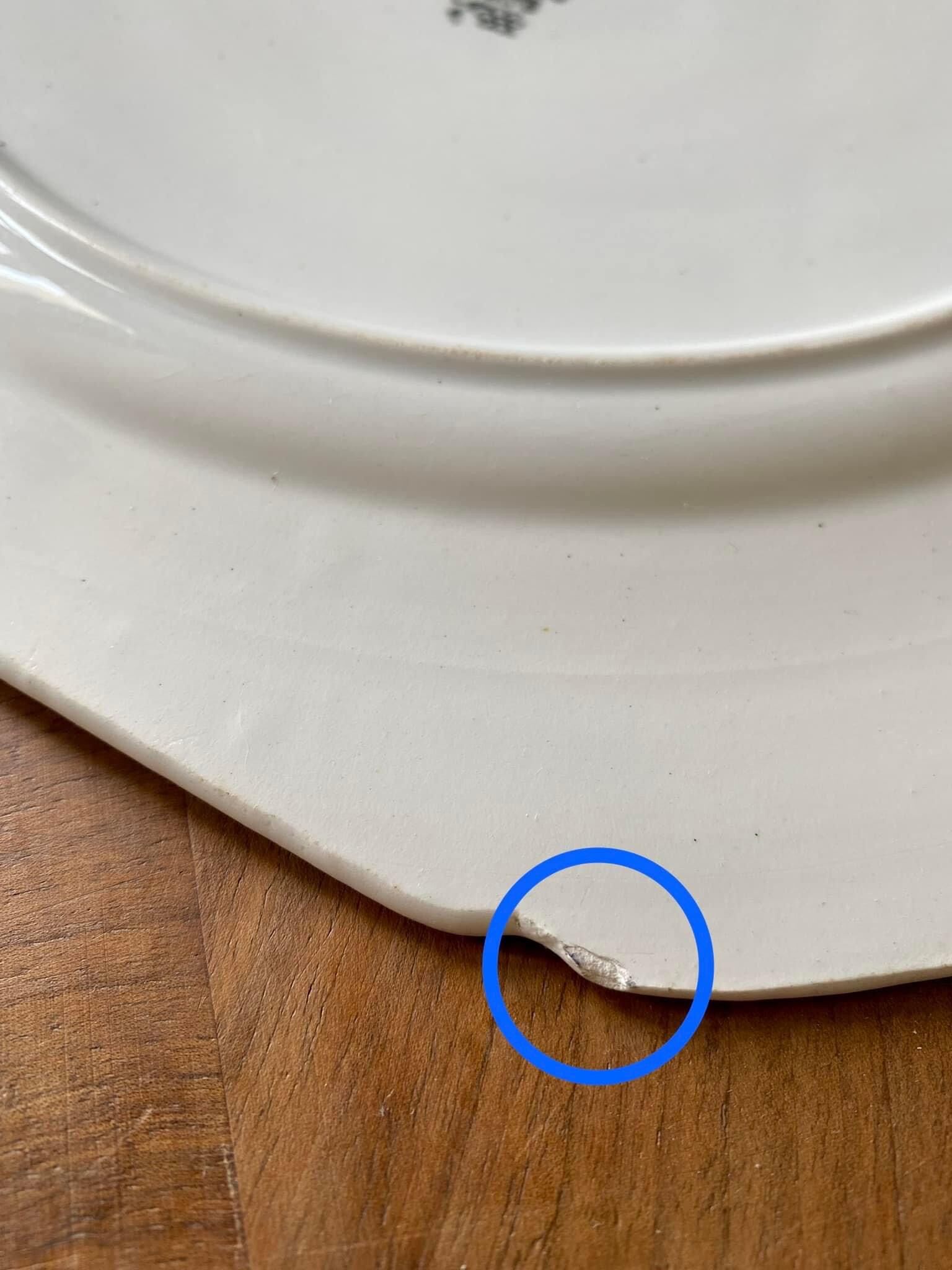 Earthenware dish L'Amandinoise Saint Amand