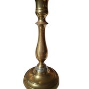 Coppia di Candelabri Antichi in Ottone - Stile Classico h 21 cm