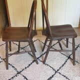 Pair of Windsor chairs