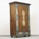 Painted Folk Art Bridal Cupboard