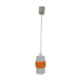 White and orange opaline suspension