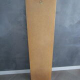 Beveled mirror golden frame 70's 34x124cm